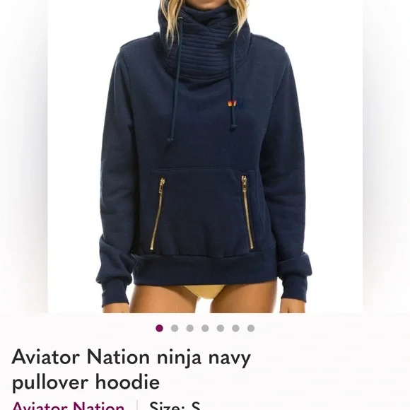 Aviator Nation Gray Hoodie - Picture 6 of 7